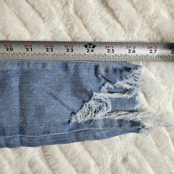 SO Size 1 / 25 W Low Rise Ankle Jegging Women's Blue Jeans - Picture 8 of 10